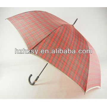 190T poliéster tecido guarda-chuva reto com bolsa tiracolo